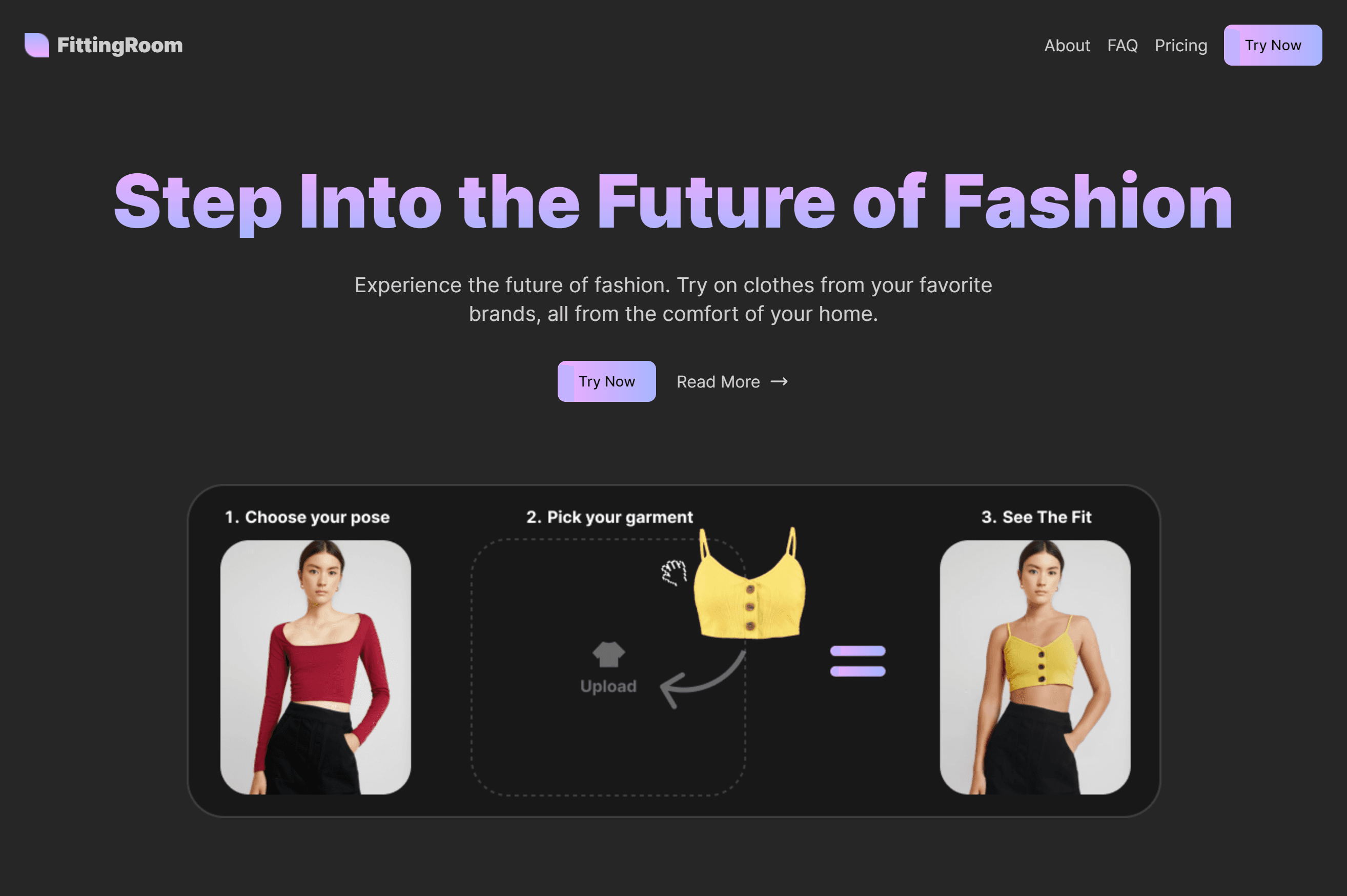 FittingRoom: Future Fashion Tool Image